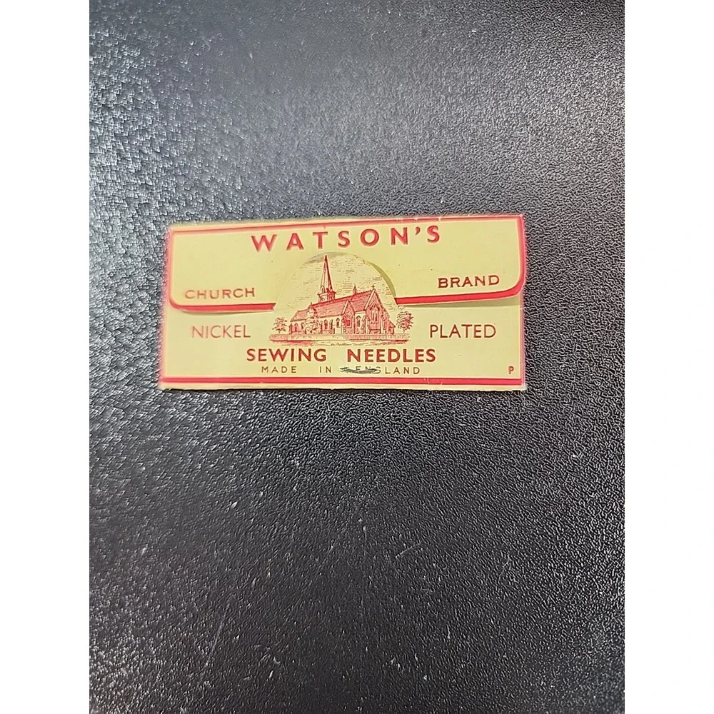 Vintage Watson's  Church Brand sewing‎ Needles Nickel plated Made in England